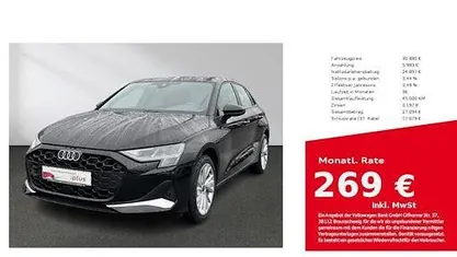 Gebraucht Audi A3 Advanced Plus 116 PS (85 kW) 2025 Mythosschwarz Limousine