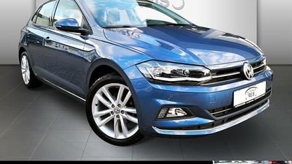 Gebraucht VW Polo Highline 95 PS (69 kW) 2018 Blau Kleinwagen