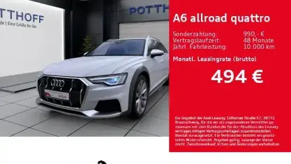 Gebraucht Audi A6 Allroad Sport 204 PS (150 kW) 2024 Weiß Kombi