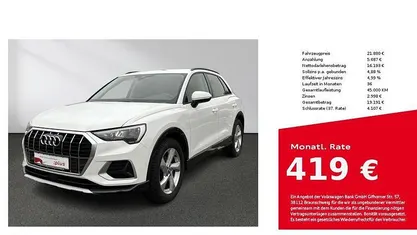 Ibisweiß Gebraucht 2019 Audi Q3 Advanced SUV | 22.880 € (Guter Preis)