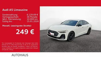 Gletscherweiß metallic Gebraucht 2025 Audi A5 S-Line Limousine | 46.890 € (Superpreis)