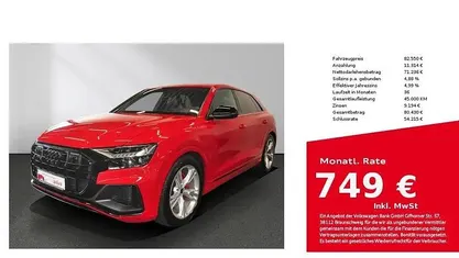 Gebraucht Audi SQ8 Ambiente 507 PS (372 kW) 2023 Individuallackierungen audi exclusive SUV