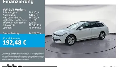 Gebraucht VW Golf VIII Life 110 PS (80 kW) 2022 Kombi