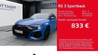 Gebraucht Audi RS3 Sportback Ambiente 400 PS (294 kW) 2023 Turboblau Kleinwagen