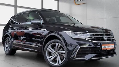 Deep black perleffekt Gebraucht 2022 VW Tiguan Allspace R-line SUV | 31.990 € (Fairer Preis)