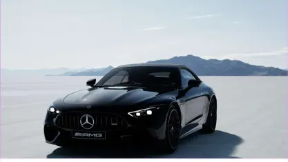 Brugt Mercedes SL63 AMG Premium Plus 585 HK (430 kW) 2023 Sort Cabriolet