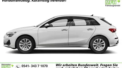 Arkonaweiß Neu 2025 Audi A3 Limousine | 31.383 € (Guter Preis)