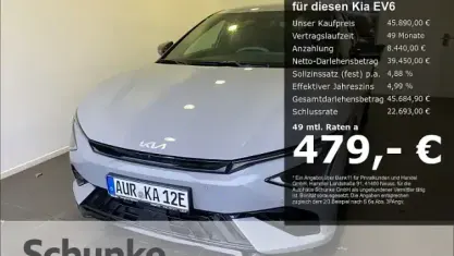 Gebraucht Kia EV6 GT-Line 239 kW (325 PS) 2025 Grau SUV