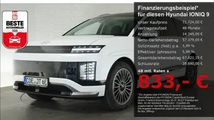 Gebraucht Hyundai Ioniq 9 225 kW (307 PS) 2026 Weiss SUV