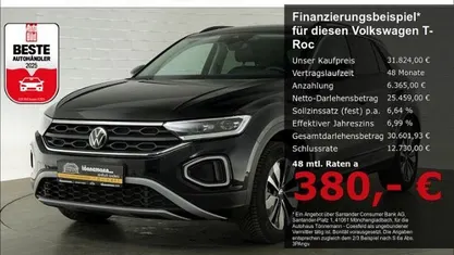 Schwarz Gebraucht 2025 VW T-Roc Goal SUV | 31.824 € (Superpreis)