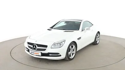 Gebraucht Mercedes SLK200 184 PS (135 kW) 2016 Weiß Cabrio