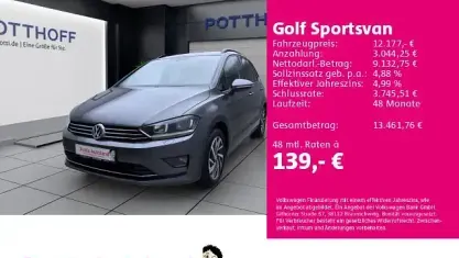 Gebraucht VW Golf VII Sound 110 PS (80 kW) 2017 Indiumgrau metallic