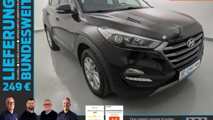 Gebraucht Hyundai Tucson Intro Edition 177 PS (130 kW) 2016 Phantom black / mic SUV