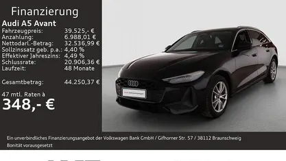 Mythosschwarz metallic Gebraucht 2025 Audi A5 Sport Kombi | 38.750 € (Guter Preis)
