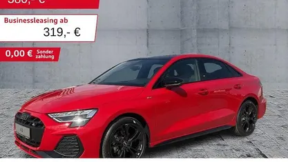 Rot Neu 2025 Audi A3 S-Line Limousine | 41.900 € (Fairer Preis)