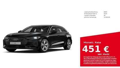 Gebraucht Audi A5 Business 150 PS (110 kW) 2025 Mythosschwarz Kombi