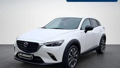 Gebraucht Mazda CX-3 Homura-Line 121 PS (88 kW) 2021 Snowflake white pearl metallic SUV