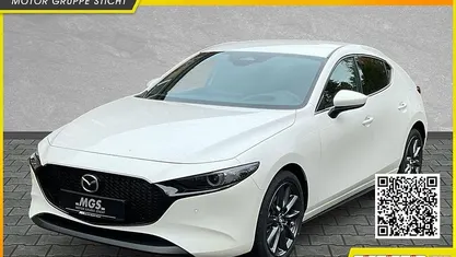 Neu Mazda 3 Center-Line 140 PS (102 kW) 2025 Snowflake white Limousine
