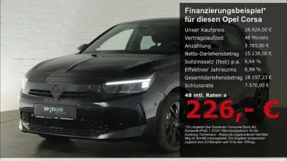 Gebraucht Opel Corsa 110 PS (80 kW) 2025 Schwarz Kleinwagen