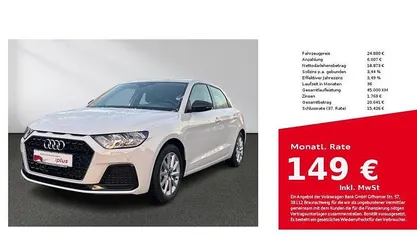 Weiß Gebraucht 2025 Audi A1 Sportback Advanced Plus Kleinwagen | 24.880 € (Fairer Preis)