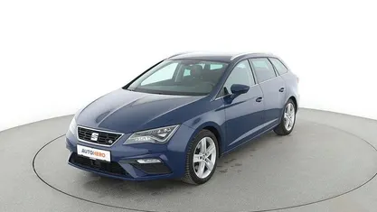 Usata Seat Leon FR 180 CV (132 kW) 2017 Blu Station wagon