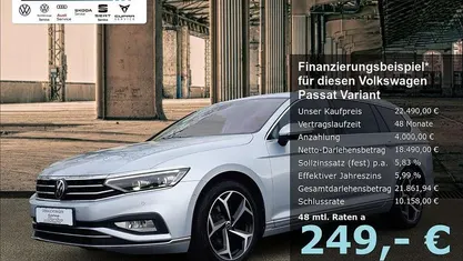 Silber Gebraucht 2022 VW Passat Elegance Kombi | 22.490 € (Fairer Preis)
