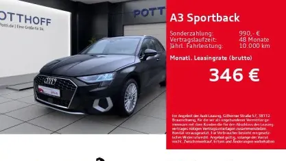 Gebraucht Audi A3 Advanced 150 PS (110 kW) 2022 Mythosschwarz metallic Limousine