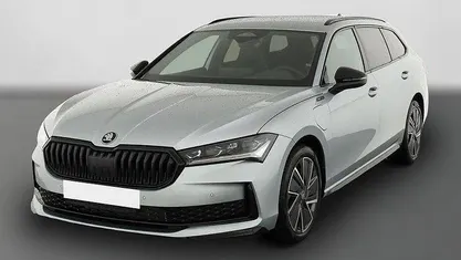 Stone silver metallic Neu 2025 Skoda Superb SportLine Kombi | 44.795 € (Fairer Preis)