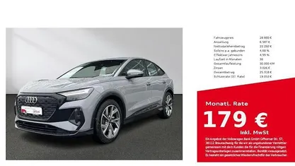 Gebraucht 2022 Audi Q4 Sportback e-tron Ambiente SUV | 28.880 € (Fairer Preis)