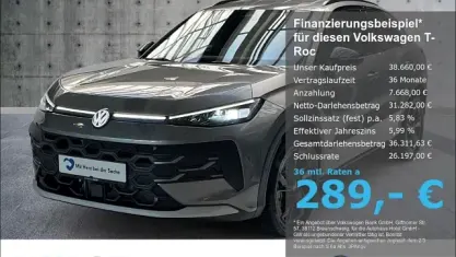 Neu VW T-Roc Cabriolet Style 150 PS (110 kW) 2026 SUV
