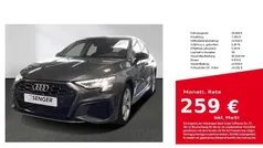 Grau Gebraucht 2022 Audi A3 Sportback e-tron S-Line Limousine | 26.680 € (Guter Preis)