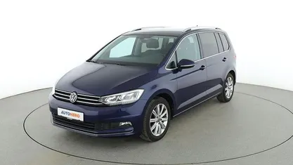 Gebraucht VW Touran Highline 150 PS (110 kW) 2021 Blau Van / Kleinbus