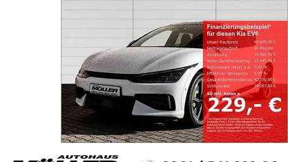 Weiss Gebraucht 2024 Kia EV6 GT SUV | 44.889 € (Fairer Preis)