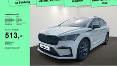 Moonweiss metallic Gebraucht 2023 Skoda Enyaq iV SportLine SUV | 37.798 € (Fairer Preis)