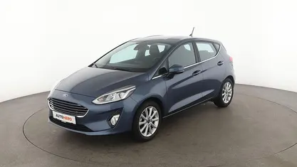 Gebraucht Ford Fiesta Titanium 75 PS (55 kW) 2020 Blau Kleinwagen