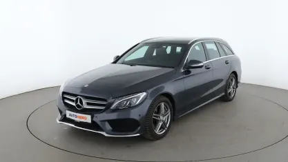Gebraucht Mercedes C220 AMG line 170 PS (125 kW) 2015 Grau Kombi