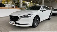 Weiss Gebraucht 2024 Mazda 6 Exclusive-Line Kombi | 27.990 € (Fairer Preis)