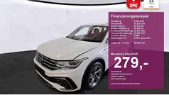 Pure white Gebraucht 2022 VW Tiguan Allspace R-line SUV | 38.800 € (Fairer Preis)