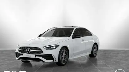 Brugt Mercedes C200 AMG 163 HK (119 kW) 2025 Hvid Sedan