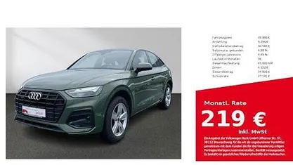 Gebraucht Audi Q5 Sportback Ambiente 204 PS (150 kW) 2023 Distriktgrün metallic SUV