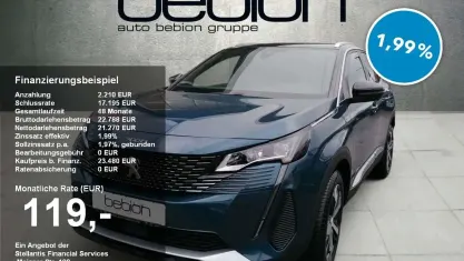 Gebraucht Peugeot 3008 GT 131 PS (96 kW) 2023 Metfa celebes blau SUV