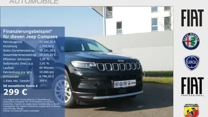 Gebraucht Jeep Compass Altitude 131 PS (96 kW) 2024 Schwarz SUV