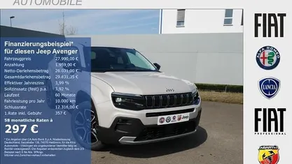 Neu Jeep Avenger Summit 110 PS (80 kW) 2025 Stone grey metallic (beige) SUV