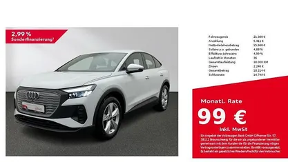 Gebraucht Audi Q4 Sportback e-tron Advanced 125 kW (170 PS) 2022 SUV