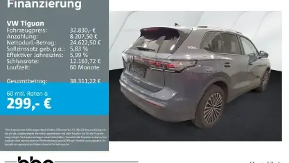 Gebraucht VW Tiguan Life 150 PS (110 kW) 2025 Grau SUV