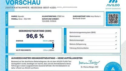 Gebraucht Hyundai Kona Select 100 kW (136 PS) 2022 Purple (teal blue) SUV