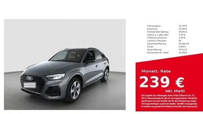 Chronosgrau Gebraucht 2025 Audi Q5 Sportback S-Line SUV | 52.790 € (Fairer Preis)