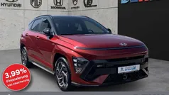 Ultimate red/abyss black Gebraucht 2024 Hyundai Kona N Line SUV | 27.450 € (Fairer Preis)