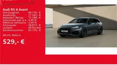 Daytonagrau perleffekt Gebraucht 2024 Audi RS4 Competition Kombi | 89.730 € (Fairer Preis)