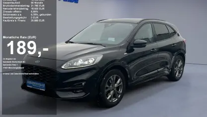 Gebraucht Ford Kuga ST-Line 151 PS (111 kW) 2021 Schwarz SUV